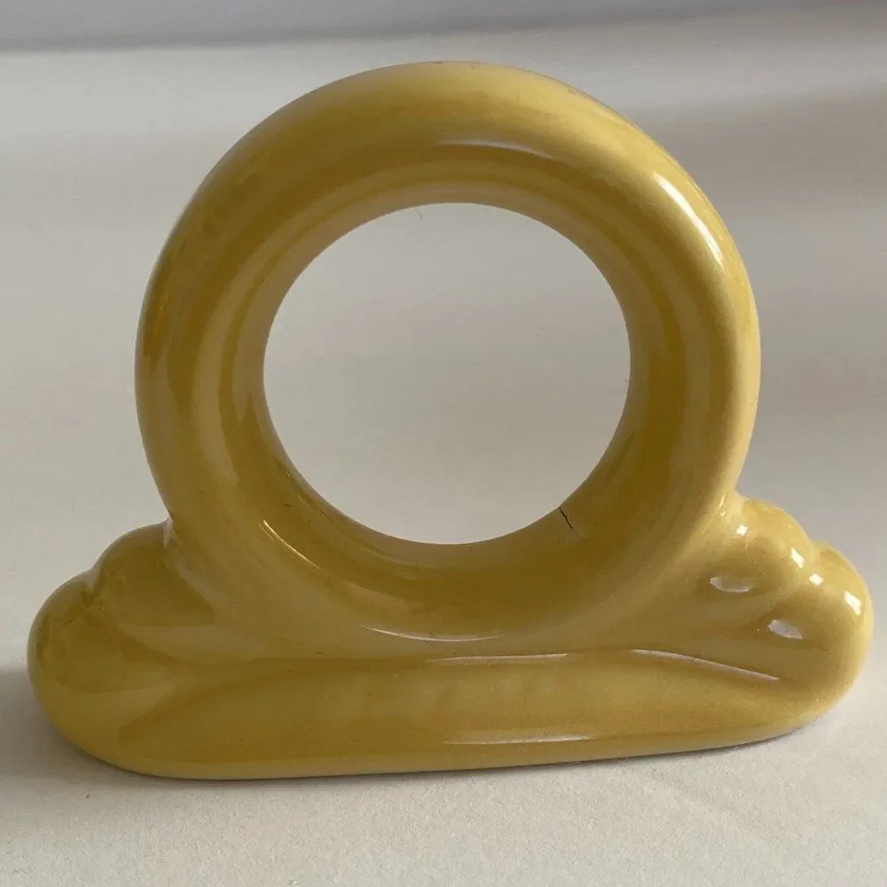 Fiestaware Yellow Retired Color Discontinued Napkin Ring